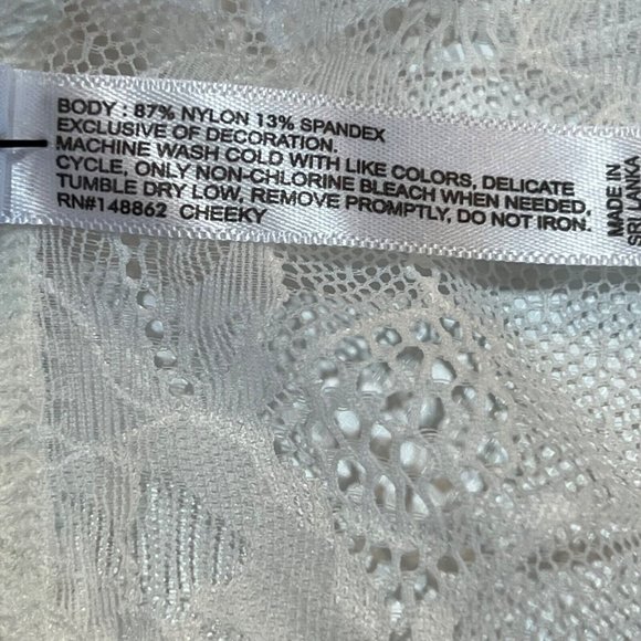 NWT TORRID Cheeky Pantie Underwear Sz 0X Cream Ivory Lace - Picture 3 of 4